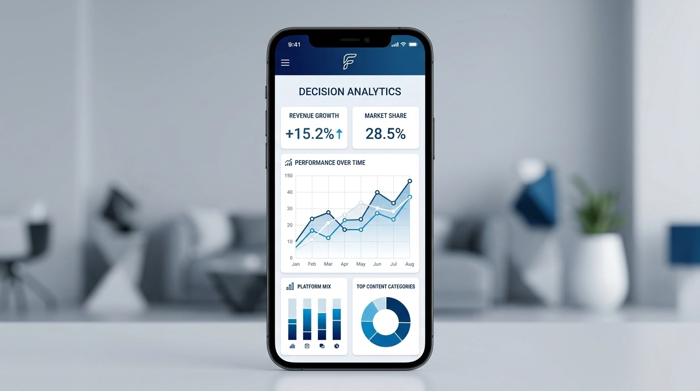 Dashboards mobile para decisões rápidas